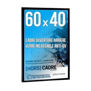 Rahmen DECO 60x40 cm Farbe SCHWARZ