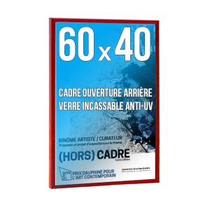 Rahmen DECO 60x40 cm Farbe ROT