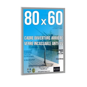 DECO-Rahmen 60x80 cm ALU ANODISIERT