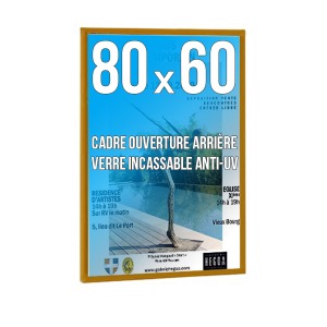 DECO-Rahmen 60x80 cm Farbe GOLDEN