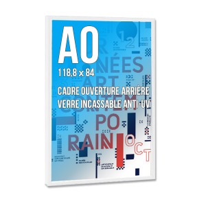 Rahmen DECO A0 Farbe WEISS