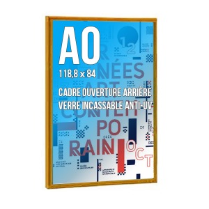 Rahmen DECO A0 Farbe GOLDEN