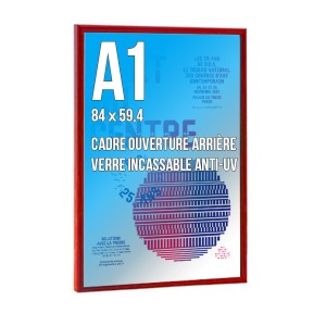 Rahmen DECO A1 Farbe ROT