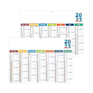 Starrer Bankkalender Harlekin