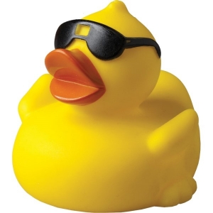 Squeaky Duck mit Sonnenbrille.