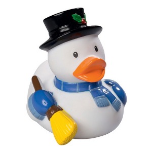Ente Winter Schneemann