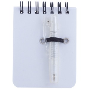 Spiralnotizbuch 60 Seiten mit Stift