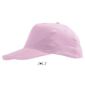 5-Panel-Kindermütze aus mittelschwerer Baumwolle