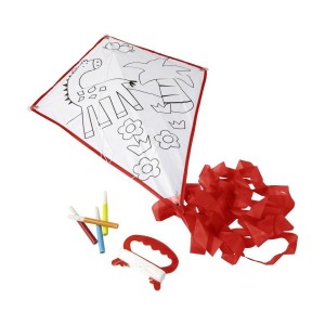 Polyesterdrachen zum Einfärben mit 4 Markern