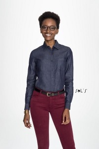Hemd für Frauen aus Denim - barry women