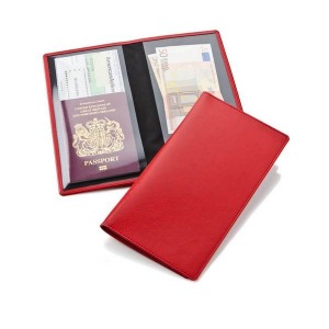 Reisebegleiter aus farbigem Kunstleder