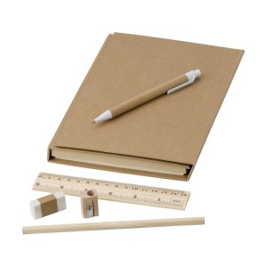 Papp-Referent mit Notizblock