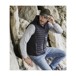 Crossover Bodywarmer - Bodywarmer aus zwei Materialien für Männer