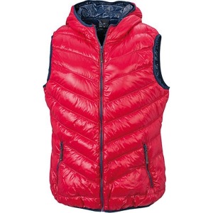 Ärmellose Daunenjacke mit Kapuze, Damen