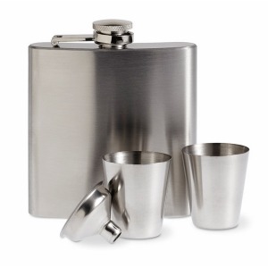 Taschenflasche mit Bechern
