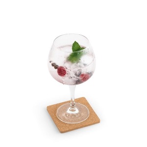 Quadratischer Korkuntersetzer