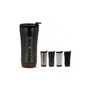 Doppelwandiger Becher mit Korkboden 480ml