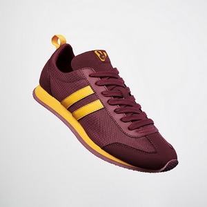 Nadal - Lässige Sneakers im Retro-Stil mit schmaler Spitze und Gummisohle