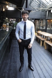 NEOBLU BALTHAZAR MEN - Herrenhemd aus mercerisiertem Jersey