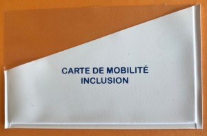 Selbstklebetasche Mobilitätskarte oder Parkschein