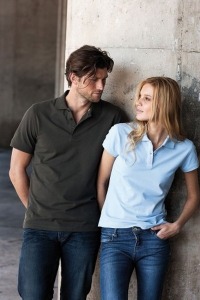 Kariban Damen-Poloshirt mit kurzen Ärmeln