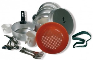  Popote alu 4 Personen "camp" Aluminium 140 mm ø 245 mm