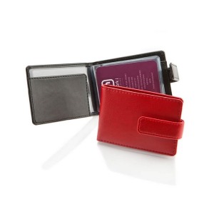 Kartenhalter mit Blättern