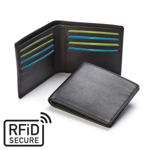 Anti-RFiD-Brieftasche aus Leder Sandringham