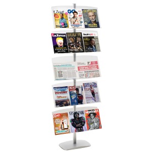 Display VITRINE 5 Regale 690 mm x H. 200 cm