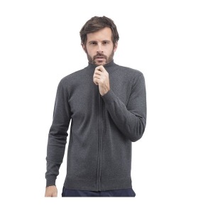 Pulli mit durchgehendem Reißverschluss