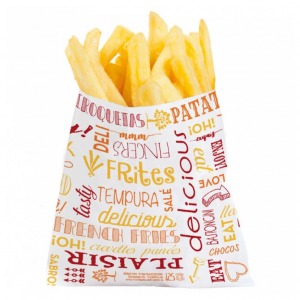 Beutel für Pommes frites 12x12cm (pro Meile)