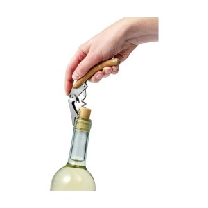 Weinset aus Bambus