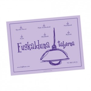 Tischset aus farbigem Papier (eintausend)