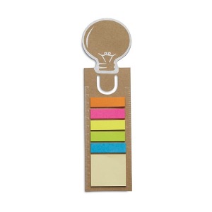 Lesezeichen mit Memo-Stickern