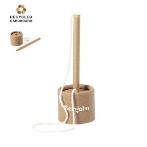 Kugelschreiber mit Ständer aus recyceltem Karton