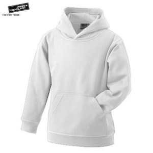 Kinder Kapuzensweatshirt weiß