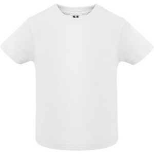 Kurzarm-T-Shirt, speziell für Babys, gewebt aus feinem Jauge für ein kompakteres Aussehen BABY (Balnc)