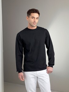 Langarmshirt weiß Ultra Gildan 