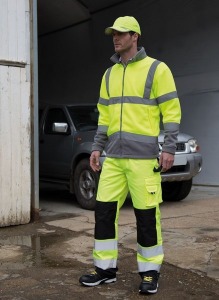 Hochsichtbare Microfleece-Jacke
