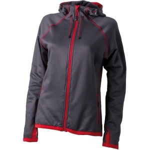 Fleecejacke mit Kapuze, Damen -Gewicht: 280 gr/m².
