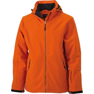 Softshelljacke mit abnehmbarer Kapuze für Männer