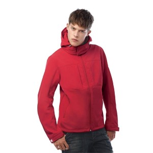 Softshelljacke mit Kapuze für Männer B&C