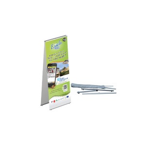 VISU-STAND FEST H.200 x B.80 cm DOUBLE FACE
