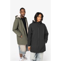 Veste écoresponsable imperméable doublée en sherpa unisexe