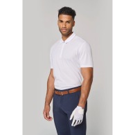 Polo de sport col 1/4 zip homme