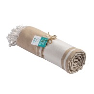 Serviette de plage/paréo en coton recyclé 180g/m²