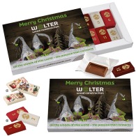 Calendrier de lavent  Coffret cadeau  individuel  avec des napolitains