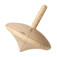 Klassischer holzkreisel picture