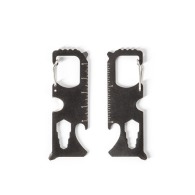 Carte 8 fonctions en acier inoxydable