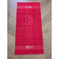 Handtuch mit eingeprägtem Logo, Jacquard-Relief 70x140 cm im Pantone